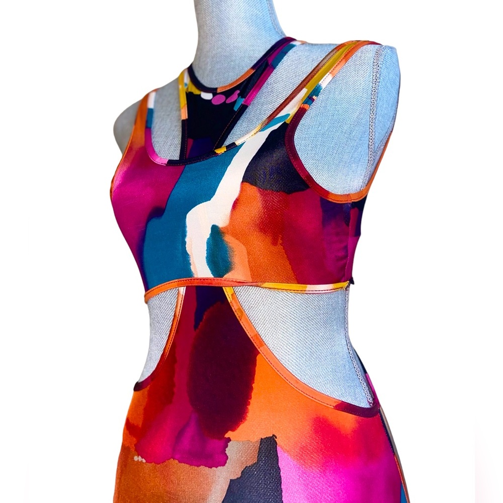 Tie Dye Two Piece Mini Dress - Small